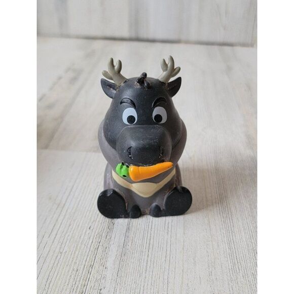 Frozen Sven reindeer carrot bath toy Disney Pixar toy figure - Picture 1 of 6
